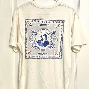 Men’s T shirt - Sendero Provisions Co. - Madre Del Desierto Off White Size Large